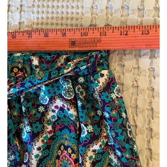 Peach Love California Shorts Womens X Small Colorful Print Flowy Elastic Waist - Picture 4 of 7